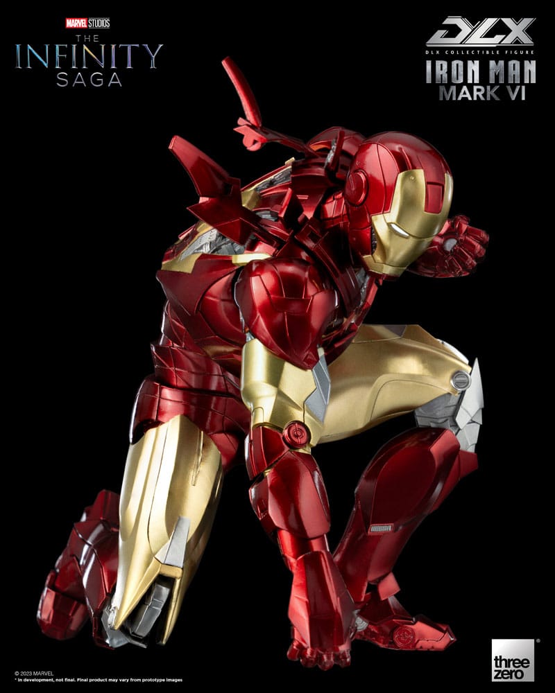 Infinity Saga Iron Man Mark 6 17cm 1/12 Scale DLX Action Figure