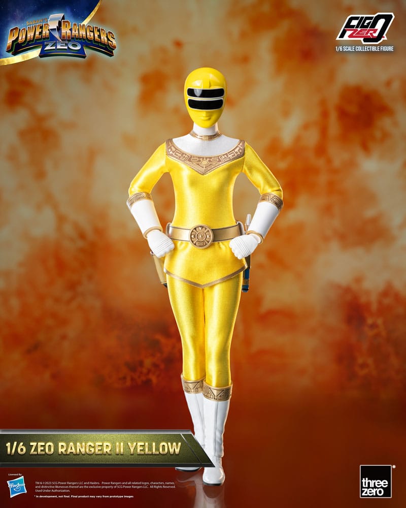 Power Rangers Zeo Ranger II Yellow 30cm 1/6 Scale FigZero Action Figure