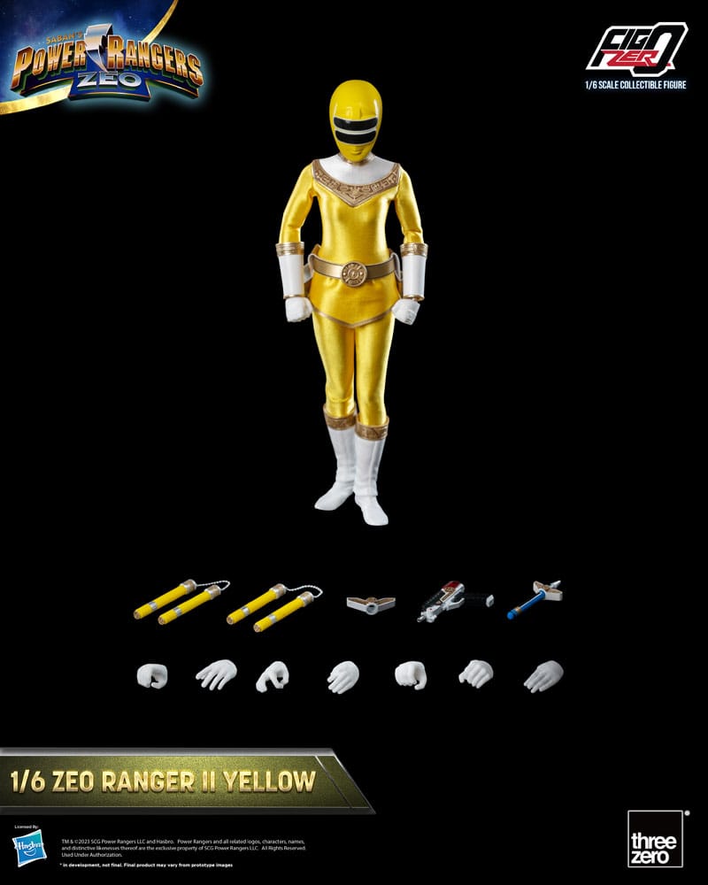 Power Rangers Zeo Ranger II Yellow 30cm 1/6 Scale FigZero Action Figure