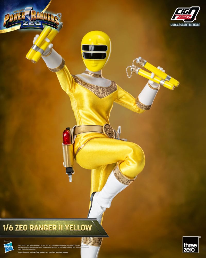 Power Rangers Zeo Ranger II Yellow 30cm 1/6 Scale FigZero Action Figure