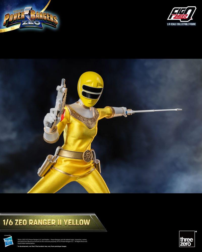 Power Rangers Zeo Ranger II Yellow 30cm 1/6 Scale FigZero Action Figure