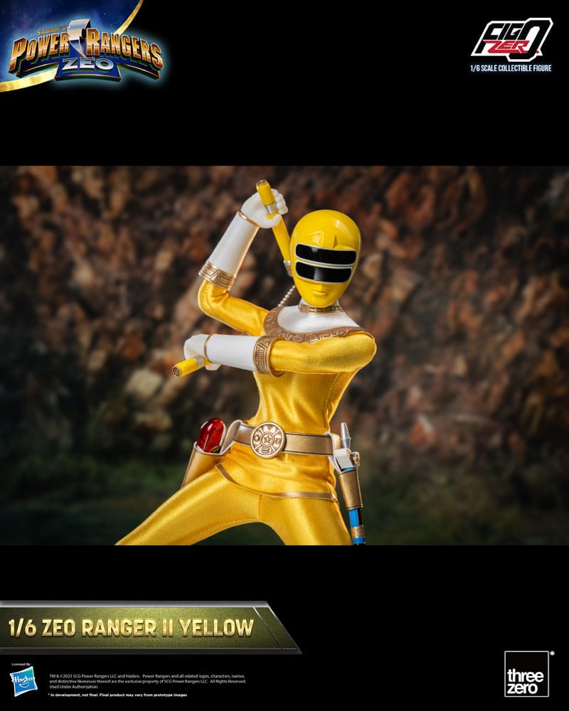 Power Rangers Zeo Ranger II Yellow 30cm 1/6 Scale FigZero Action Figure