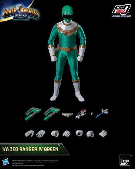 Power Rangers Zeo Ranger IV Green 30cm 1/6 Scale FigZero Action Figure