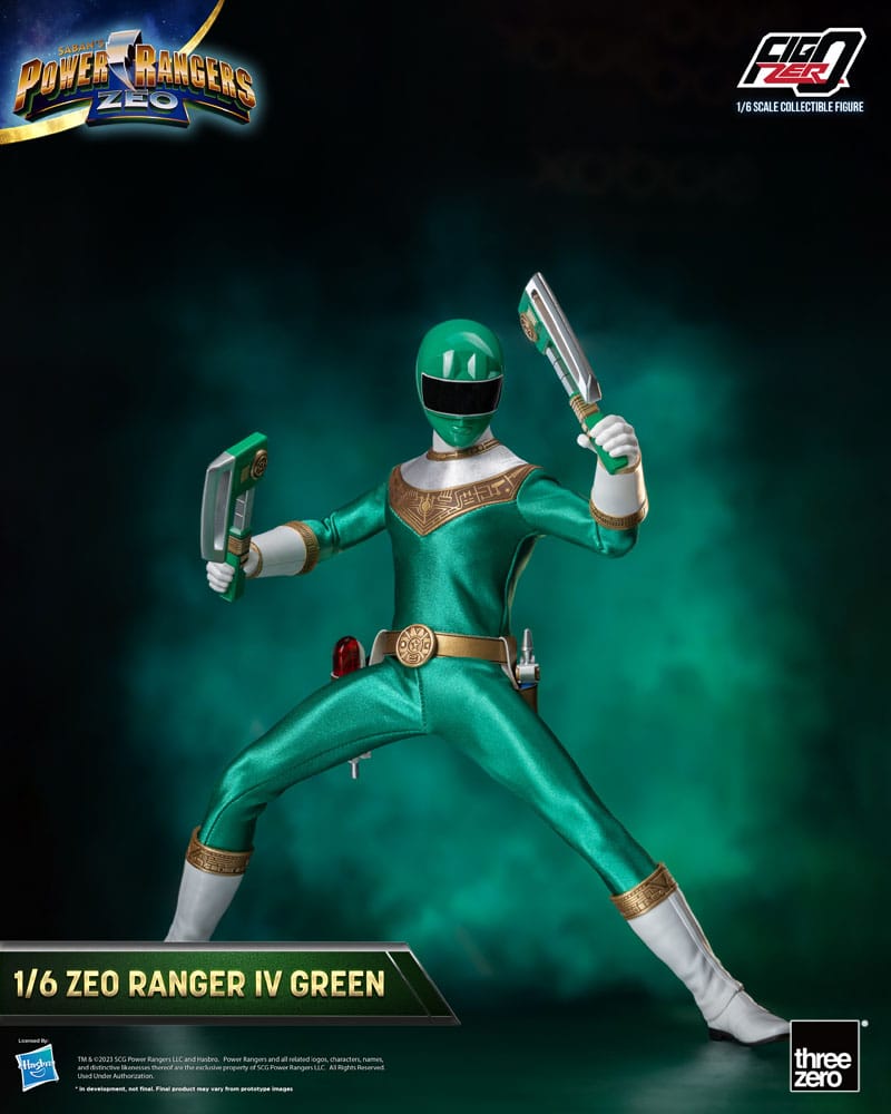 Power Rangers Zeo Ranger IV Green 30cm 1/6 Scale FigZero Action Figure