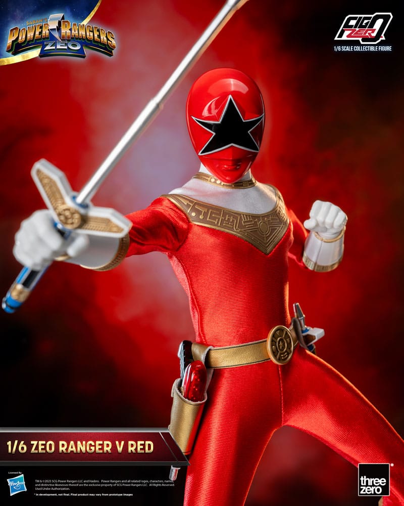 Power Rangers Zeo Ranger V Red 30cm 1/6 Scale FigZero Action Figure