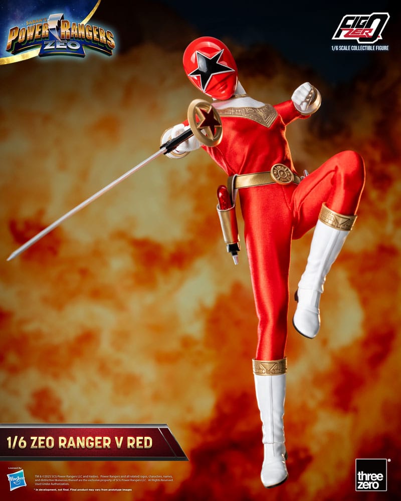 Power Rangers Zeo Ranger V Red 30cm 1/6 Scale FigZero Action Figure