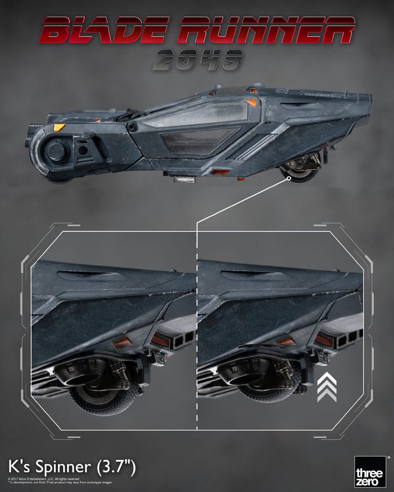 Blade Runner 2049 K's Spinner 10 cm Vehicle Action Figure