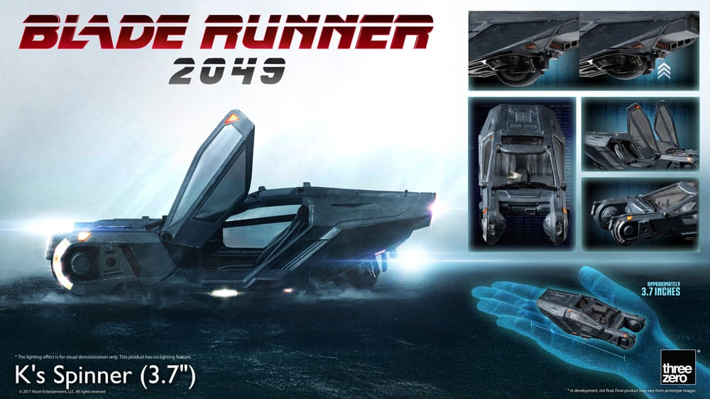 Blade Runner 2049 K's Spinner 10 cm Vehicle Action Figure