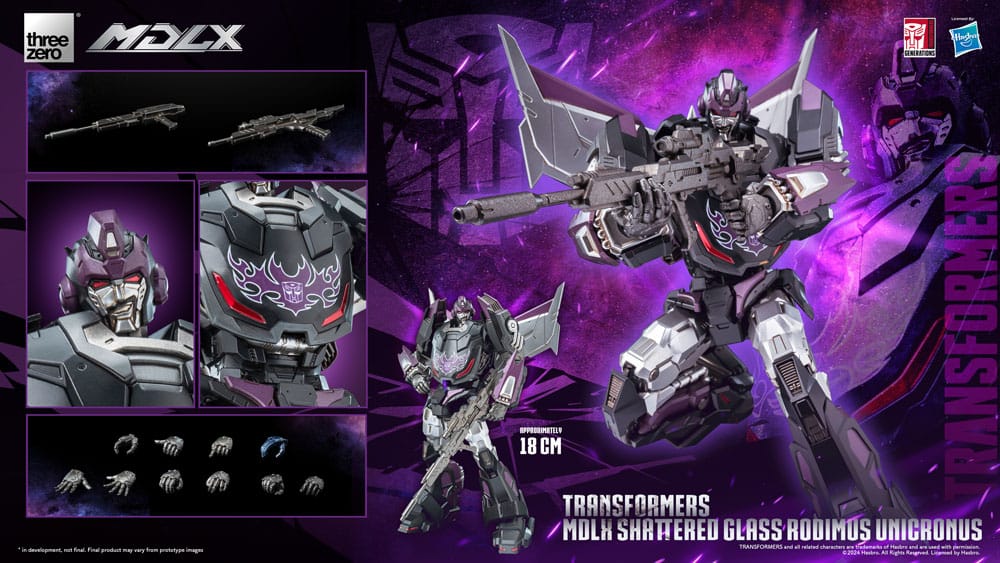 Transformers Shattered Glass Rodimus Unicronus 23 cm MDLX Action Figure