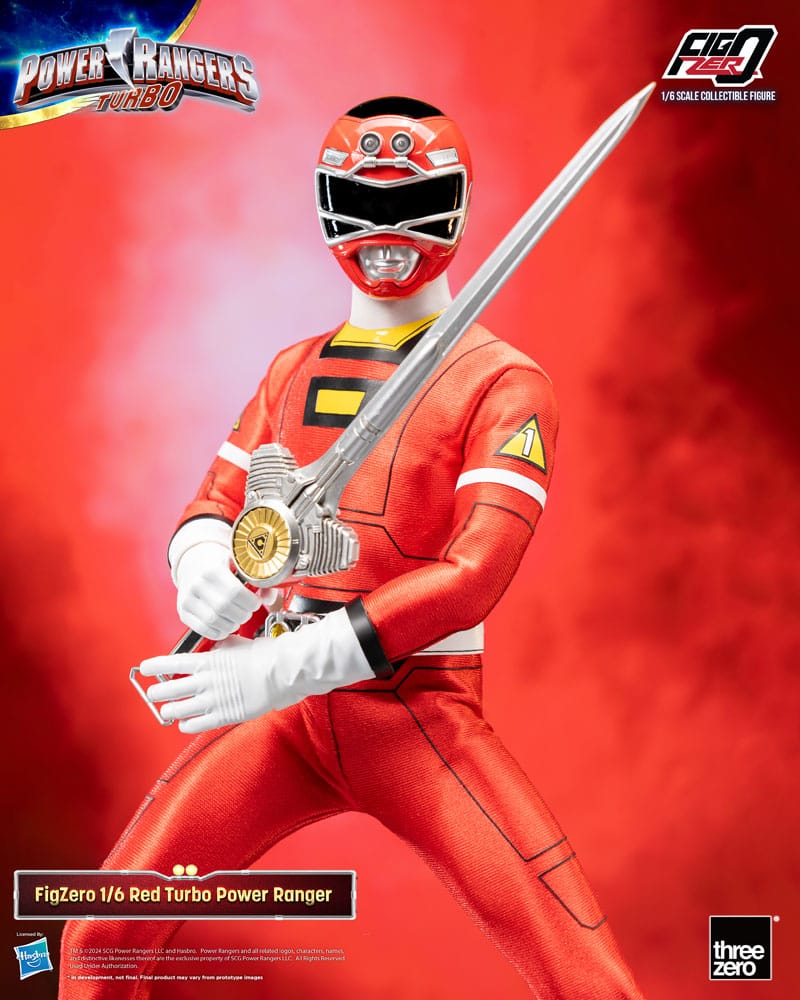 Power Rangers Turbo FigZero Red Turbo Power Ranger 30 cm 1/6 Action Figure