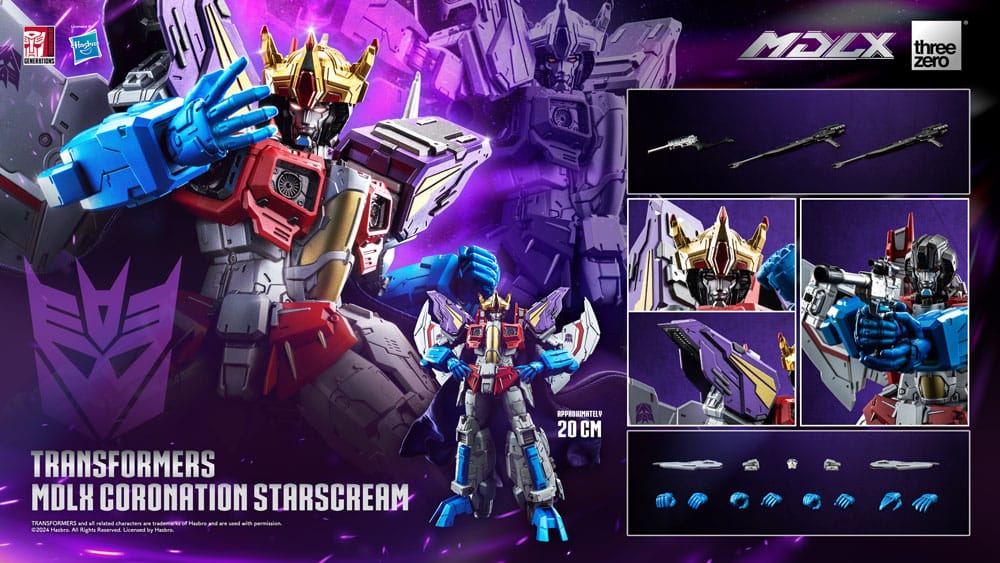 Transformers MDLX Coronation Starscream 20 cm Action Figure