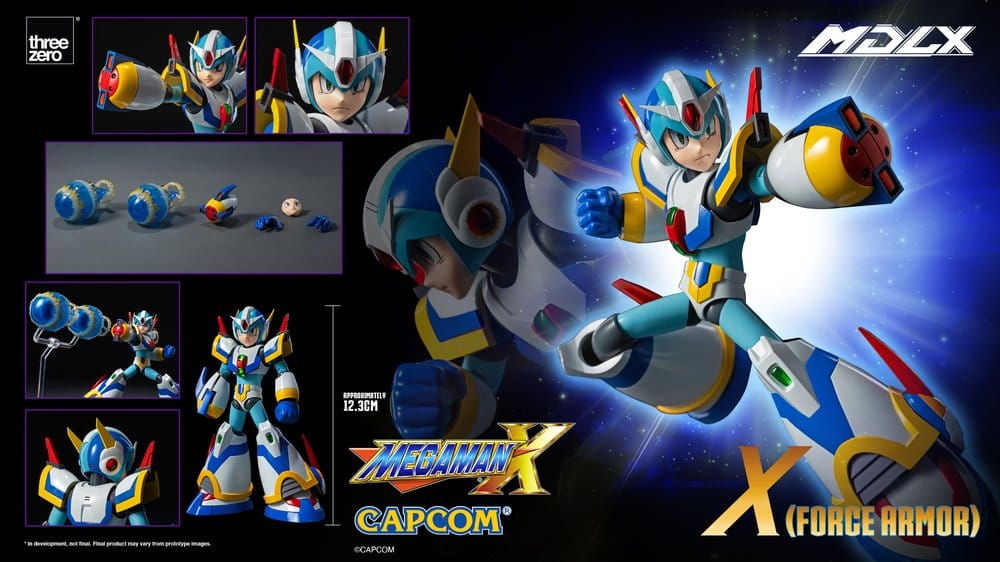 Mega Man X MDLX Action Figure Rockman / Mega Man Force Armor 12 cm