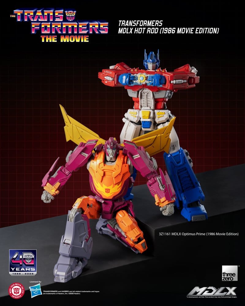Transformers MDLX Action Figure Hot Rod (1986 Movie Edition) 18 cm