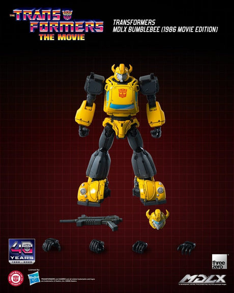 Transformers MDLX Action Figure Bumblebee (1986 Movie Edition) 12 cm