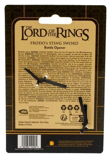 Lord of the Rings Bottle Opener Sting Sword