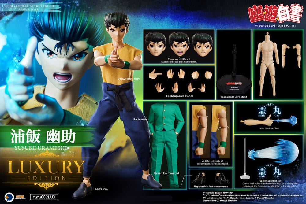Yu Yu Hakusho Yusuke Urameshi (Luxury Version) 30 cm 1/6 Scale Action Figure
