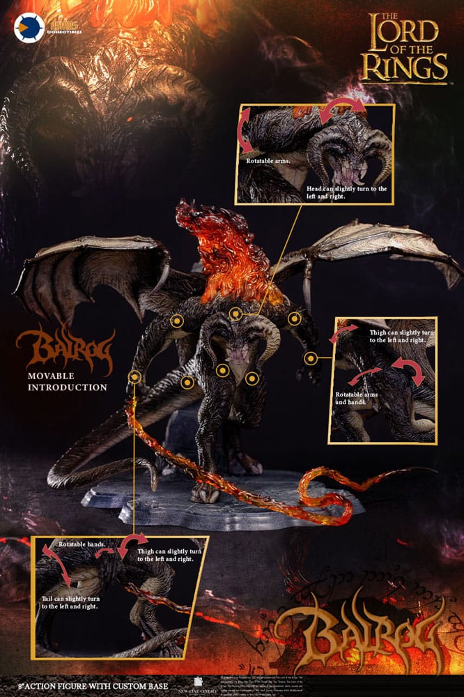 Lord of the Rings Balrog (Organic Version) 28 cm Plastic Model Kit
