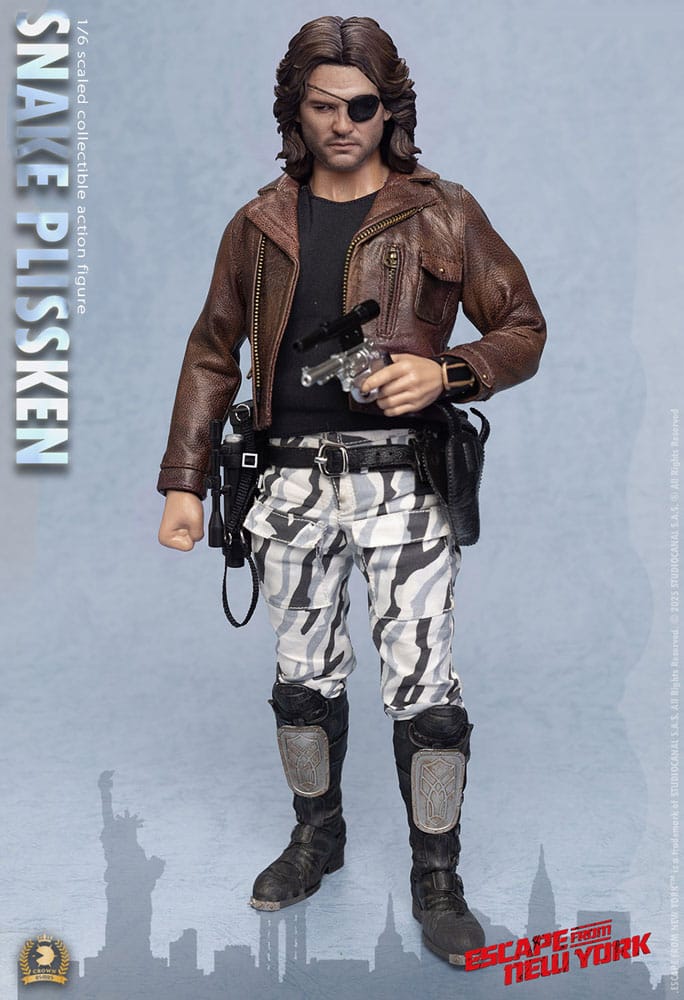Escape from New York Crown Series Snake Plissken (Sculpted Hair Version) 30 cm 1/6 Action Figure