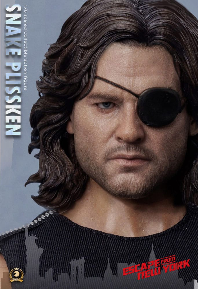 Escape from New York Crown Series Snake Plissken (Sculpted Hair Version) 30 cm 1/6 Action Figure