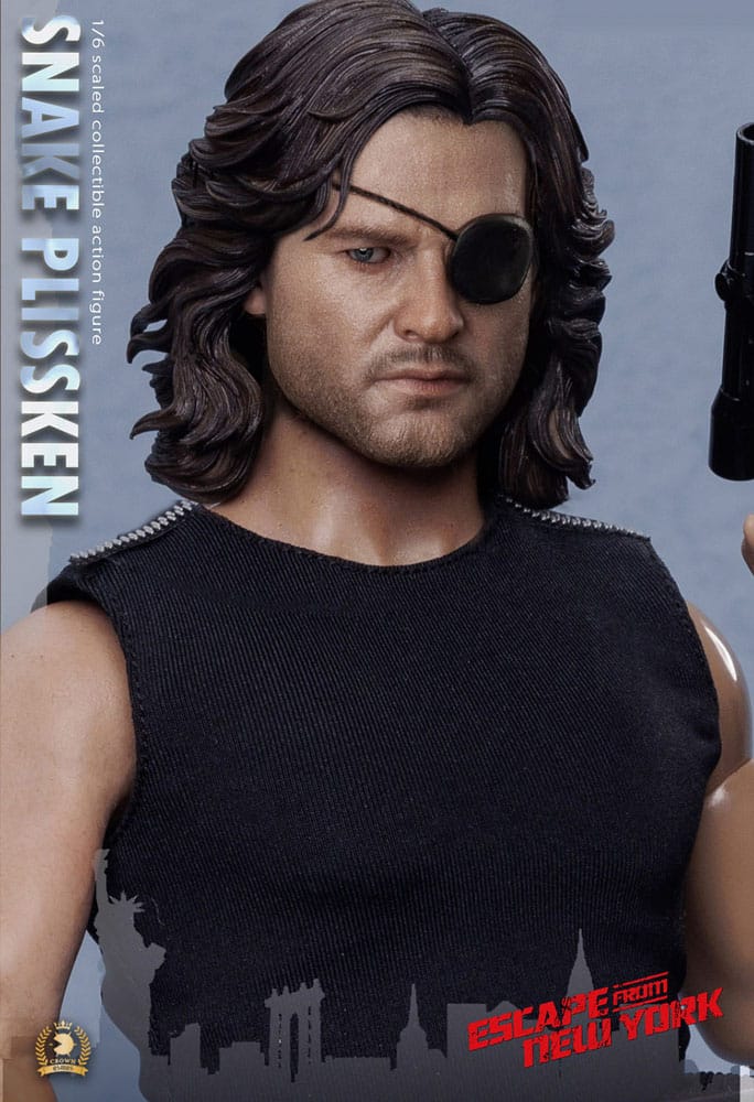 Escape from New York Crown Series Snake Plissken (Sculpted Hair Version) 30 cm 1/6 Action Figure