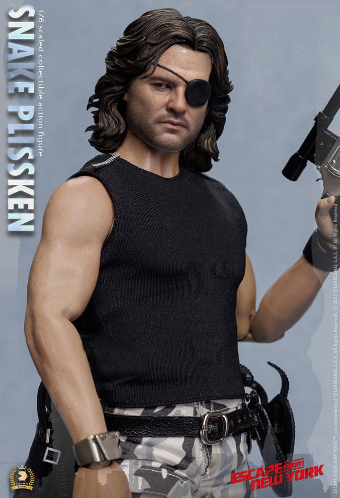 Escape from New York Crown Series Snake Plissken (Sculpted Hair Version) 30 cm 1/6 Action Figure