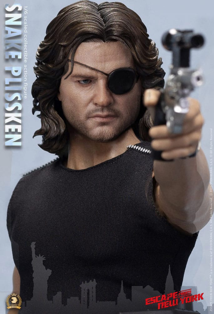 Escape from New York Crown Series Snake Plissken (Sculpted Hair Version) 30 cm 1/6 Action Figure
