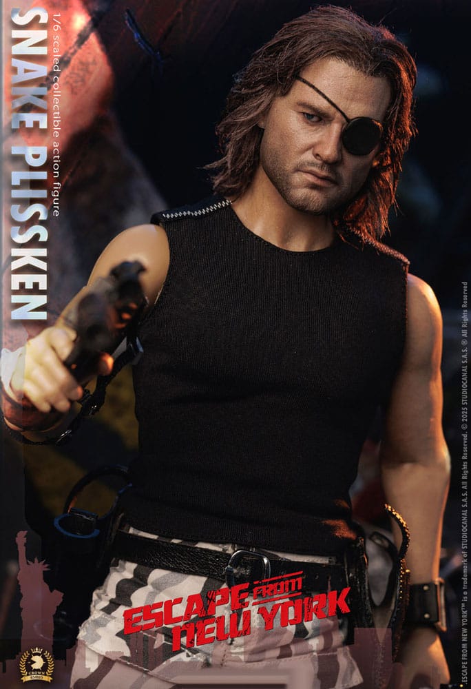 Escape from New York Crown Series Snake Plissken (Real Hair Version) 30 cm 1/6 Action Figure