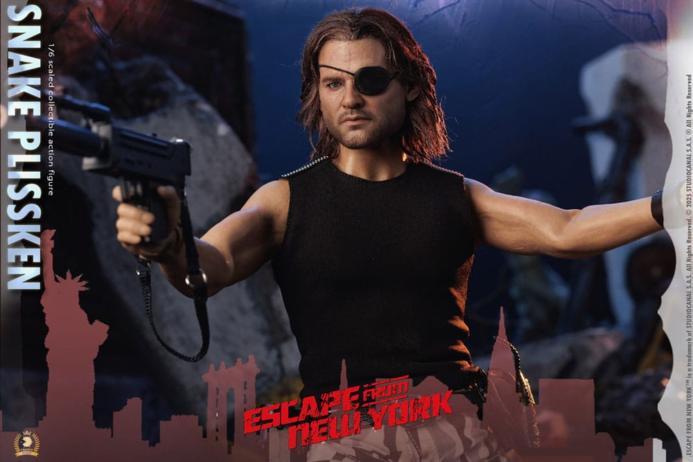 Escape from New York Crown Series Snake Plissken (Real Hair Version) 30 cm 1/6 Action Figure
