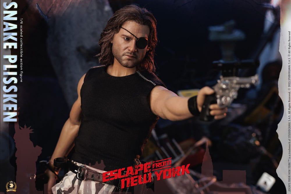 Escape from New York Crown Series Snake Plissken (Real Hair Version) 30 cm 1/6 Action Figure