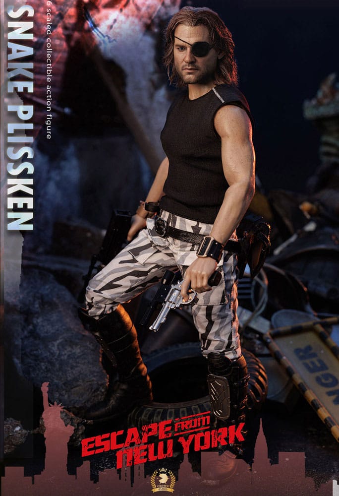 Escape from New York Crown Series Snake Plissken (Real Hair Version) 30 cm 1/6 Action Figure