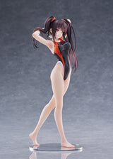 Date A Live Swimsuit Silhouette PVC Figure 1/7 Kurumi Tokisaki Swimwear Ver. 24 cm