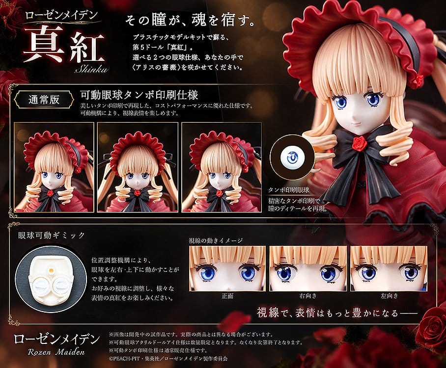 Rozen Maiden Plastic Model Kit Shinku (Standard Version) 13 cm