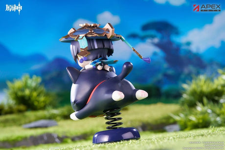 Genshin Impact Chibi Chara Yurayura Stand PVC Figure Wanderer 11 cm