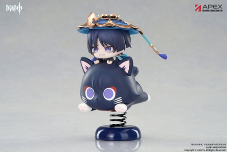 Genshin Impact Chibi Chara Yurayura Stand PVC Figure Wanderer 11 cm