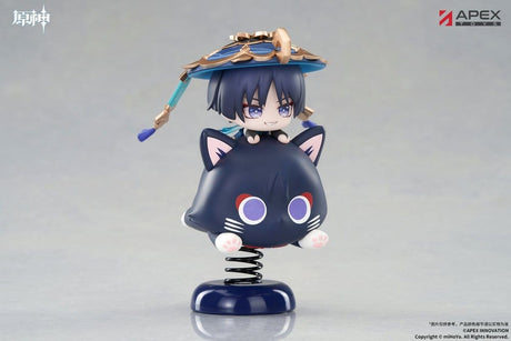 Genshin Impact Chibi Chara Yurayura Stand PVC Figure Wanderer 11 cm