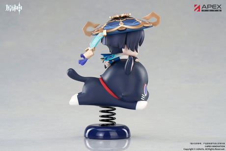 Genshin Impact Chibi Chara Yurayura Stand PVC Figure Wanderer 11 cm