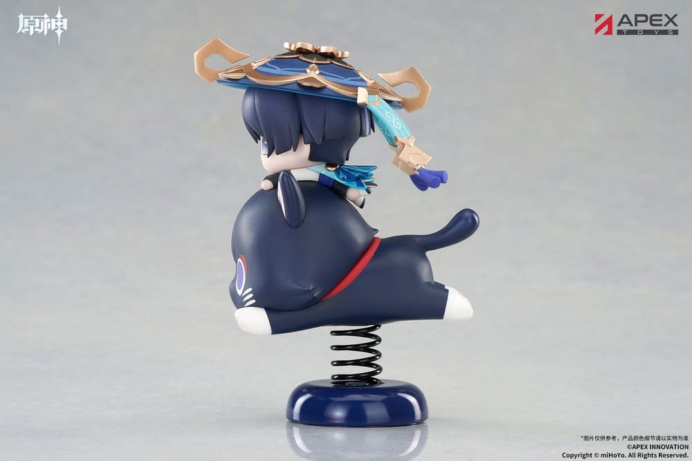 Genshin Impact Chibi Chara Yurayura Stand PVC Figure Wanderer 11 cm