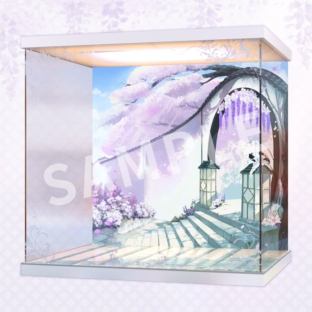 Azur Lane Acrylic LED Display Case for Musashi Purest Wisteria Ver. 47 x 37 x 46 cm