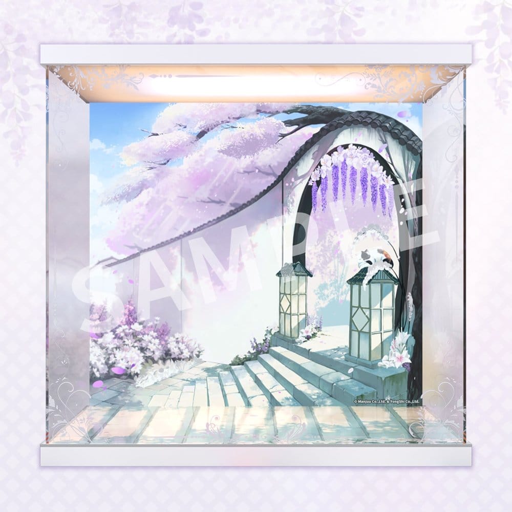 Azur Lane Acrylic LED Display Case for Musashi Purest Wisteria Ver. 47 x 37 x 46 cm
