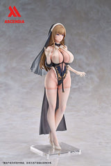 Original Character PU Statues 2-Pack 1/6 Lily Nun & Emily Nurse Illustration by Chowbie 26 cm