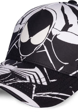 Spider-Man Baseball Cap Black & White All-over-Print