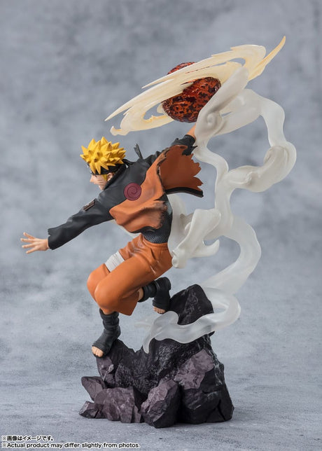 Naruto Shippuden Naruto Uzumaki Sage Art Lava Release Rasenshuriken 24cm Figuarts Zero Extra Battle PVC Statue