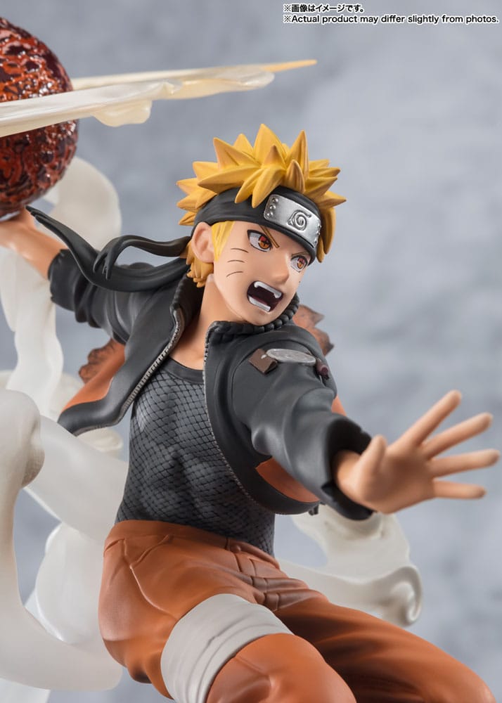 Naruto Shippuden Naruto Uzumaki Sage Art Lava Release Rasenshuriken 24cm Figuarts Zero Extra Battle PVC Statue