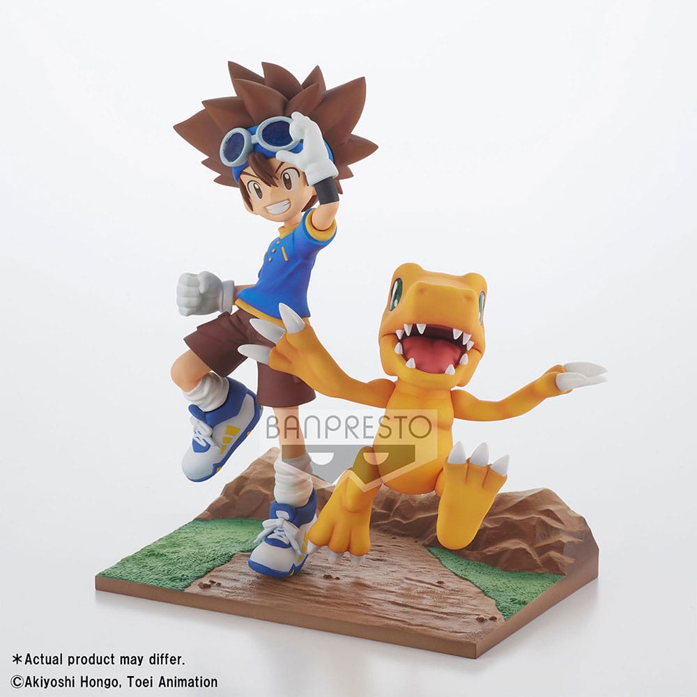 Digimon Adventure Taichi & Agumon 15cm Adventure Archives DXF PVC Statue