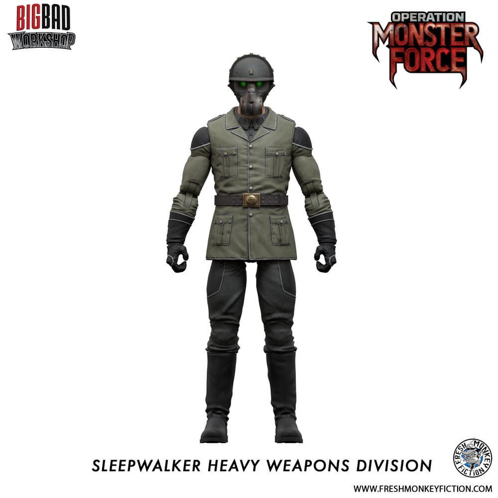 Operation: Monster Force Sleepwalker Heavy Weapons Division 15 cm 1/12 Action Figure
