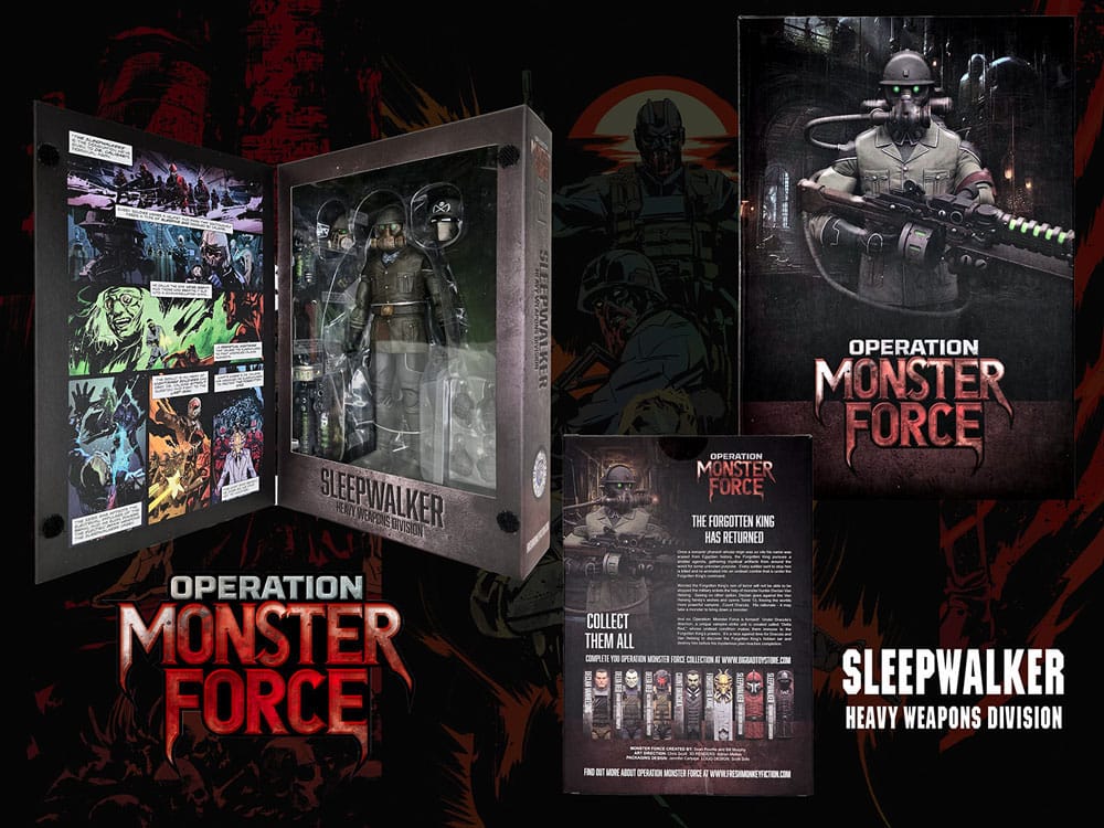 Operation: Monster Force Sleepwalker Heavy Weapons Division 15 cm 1/12 Action Figure