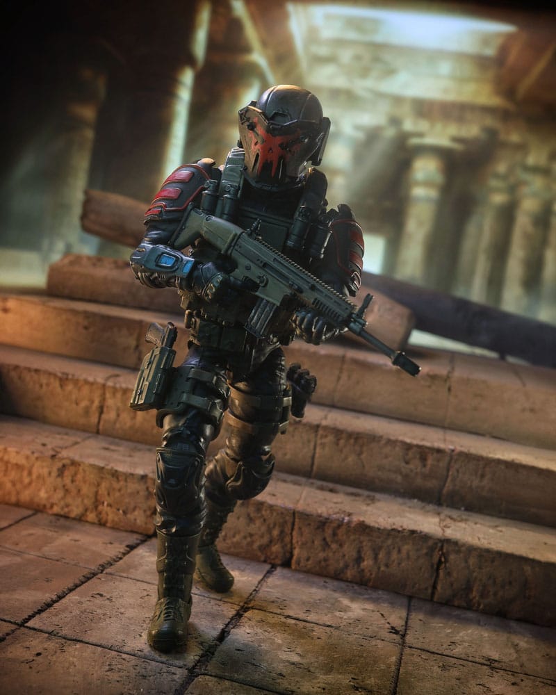 Operation: Monster Force Delta Red Nocturnal Operations Trooper 15 cm 1/12 Action Figure
