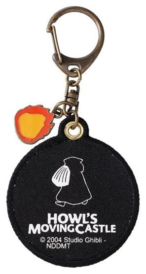 Howl's Moving Castle Embroidery Keychain Magic colour disc