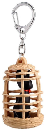 Kiki's Delivery Service Keychain Jiji in cage