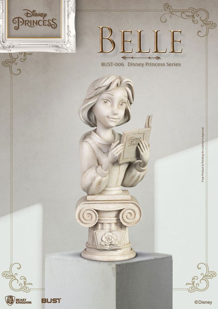 Disney Belle 15cm Princess Series PVC Bust